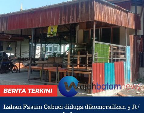 Lahan Fasum Cabuci diduga dikomersilkan 5 Jt per bulan