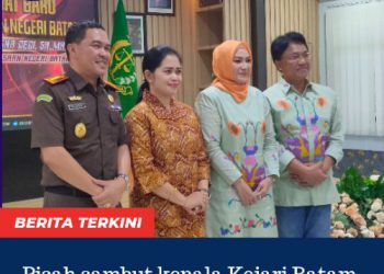 Jajaran Kejari Batam Sambut kepala Kejari Yang Baru
