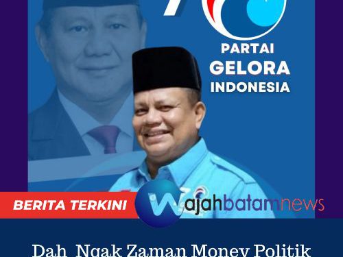 ARWIN S.H Dari Partai Gelora Lawan Money Politik