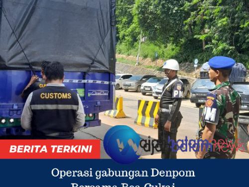 Opgab Denpom Bersama Bea Cukai