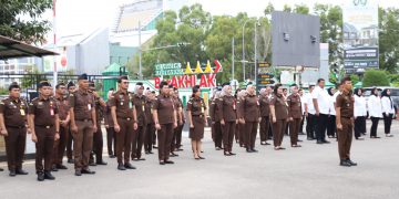 Gelar Apel Pembangunan Zona Integritas Kejari Batam