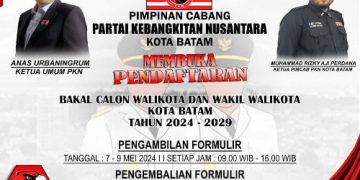 Pimcab PKN Batam Gelar Penjaringan Bakal Calon Kepala Daerah