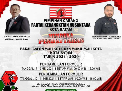 Pimcab PKN Batam Gelar Penjaringan Bakal Calon Kepala Daerah