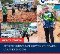 Jefridin Kunjungi Proyek Pelebaran Lajur di Sincom