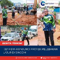 Jefridin Kunjungi Proyek Pelebaran Lajur di Sincom