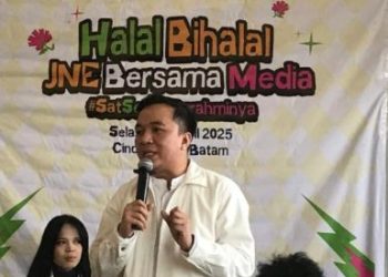 JNE Batam Gelar Halal Bihalal “Sat Set Silaturahminya” Bersama Rekan Media