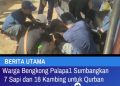 Warga Bengkong Palapa1 Sumbangkan 7 Sapi dan 16 Kambing Untuk Qurban