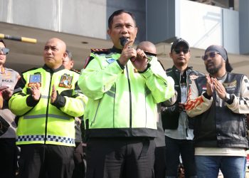 Hari Bhayangkara ke-79, Polda Kepri dan Komunitas Moge Gelar Touring dan Bakti Sosial
