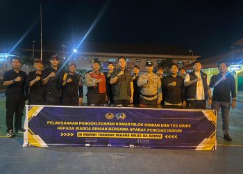 Rutan Batam Gelar Razia, Pastikan Lingkungan Bebas Narkoba dan Handphone