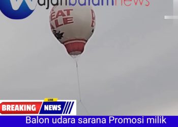 Manuver Developer Akali Reklame Lewat Balon Udara