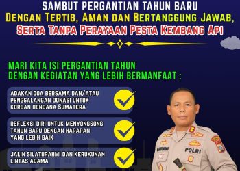 Tahun Baru 2026 di Simalungun: Imbauan Tertib Tanpa Kembang Api