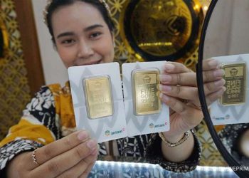 Emas Antam Meroket Rp 13.000/Gram, Sentuh Rp 2.589.000 Jumat Ini