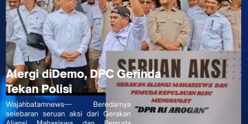 Alergi diDemo, DPC Gerinda Tekan Polisi 