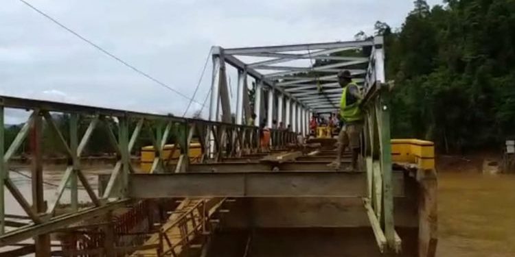 PU Perbaiki Jembatan Lumut, Akses Takengon-Isé-Isé Pulih Pasca Banjir