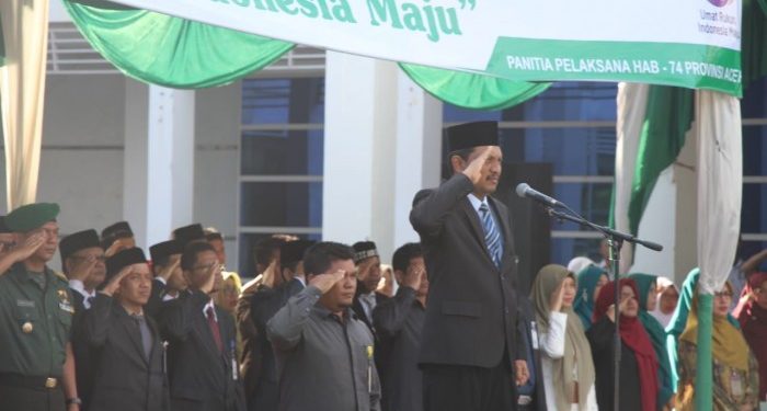 Ratusan ASN dan siswa hadiri upacara HAB Kemenag ke-80 di MAN 1 Palu