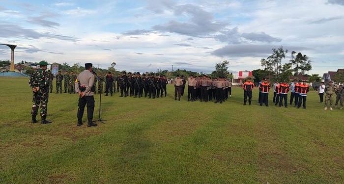Tana Tidung Sambut Tahun Baru di RTH, Polisi Amankan Titik Rawan