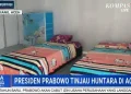 Prabowo Resmikan Huntara Korban Banjir Aceh Tamiang
