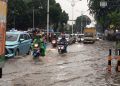 Banjir PGC Lumpuhkan Jalan Raya Bogor