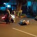 Sedan Mabuk Hantam Trotoar Jembatan Dewi