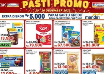 Indomaret: Promo Spesial Member, Tropical Rp 38.900, Sariwangi Rp 10.500