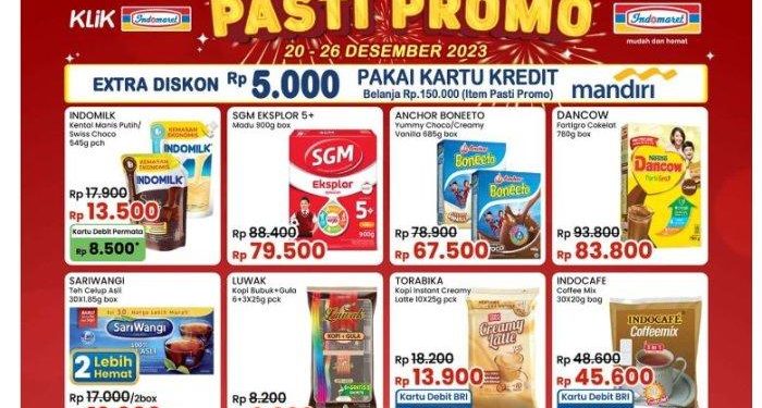 Indomaret: Promo Spesial Member, Tropical Rp 38.900, Sariwangi Rp 10.500