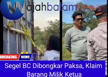 Segel Bea Cukai Dibongkar Paksa, Muncul Klaim “Barang Milik Ketua
