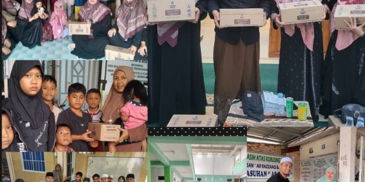 Majelis Taklim As Syifa Sentuh Gizi Anak Panti di Batam