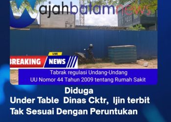 Izin PBG Terbit, Lahan RS Internasional TATAMUR Tak Penuhi Standar Minimal